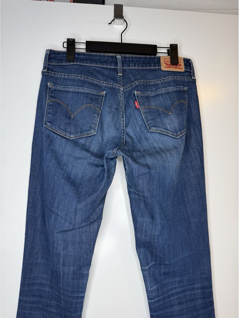 Levi’s 711 Skinny Jeans Women’s Size 28 Dark Wash Stretch Denim 28X32 Classic - Picture 6 of 10